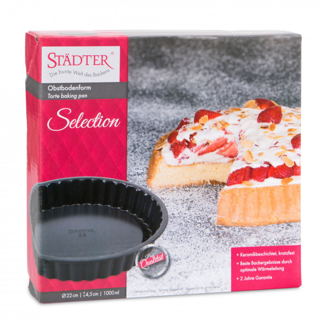 Städter Obstbodenform 22 cm in der Verkaufsverpackung
