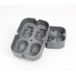 Eiswürfelform Totenkopf mit Deckel Cilio