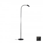 Stehlampe Schwarz/Schwarz flexibel