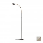 Stehlampe Alu/Sand flexibel
