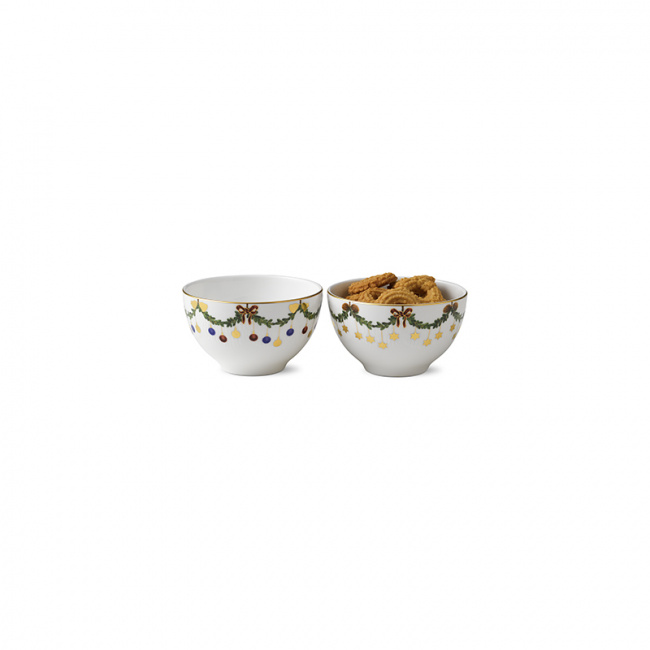 Star Fluted Bowl 30 ml 2er-Set Royal Copenhagen