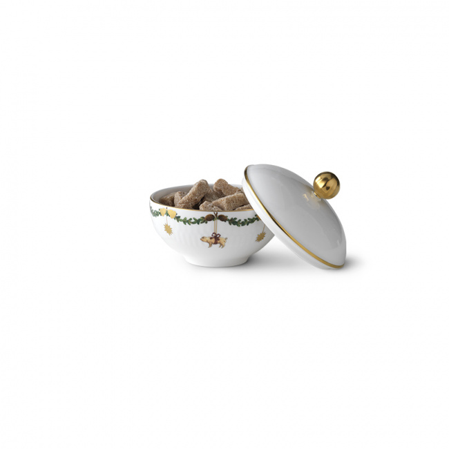 Star Fluted Zuckerdose Royal Copenhagen