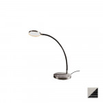Flexible Tischlampe Alu/Schwarz