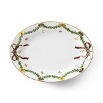 Star Fluted Christmas Schale oval 34 cm von Royal Copenhagen