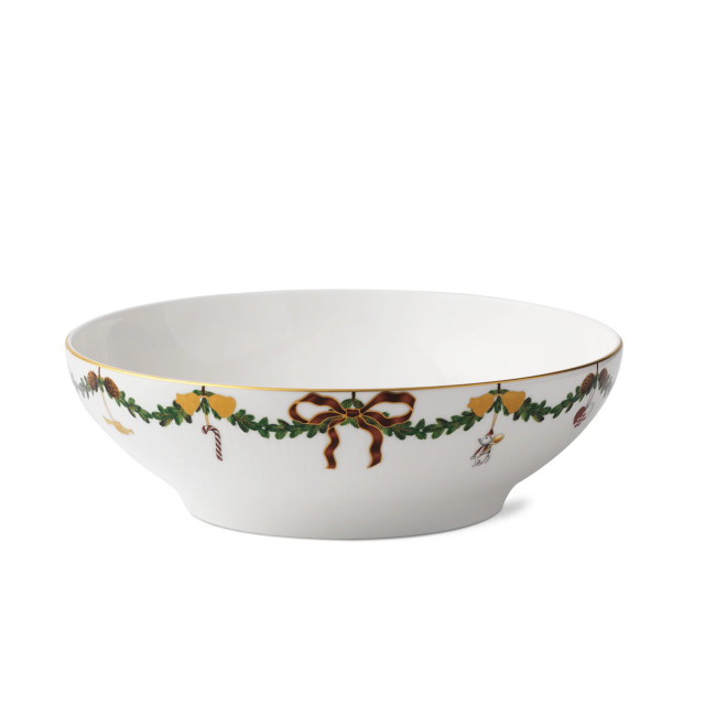 Star Fluted Christmas Servierschüssel 220 cl von Royal Copenhagen