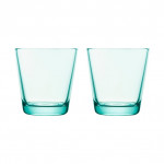 Kartio Glas 21 cl 2er-Set Water Green Wassergrün - iittala