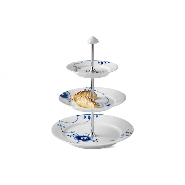 Blue Fluted Mega Etagere
