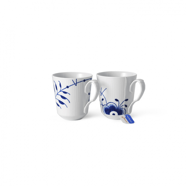 Blue Fluted Mega Becher 37cl