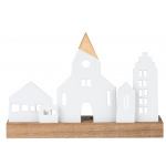 Lichtobjekt Städtchen - Räder