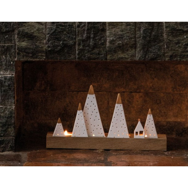 Lichtobjekt Berge räder