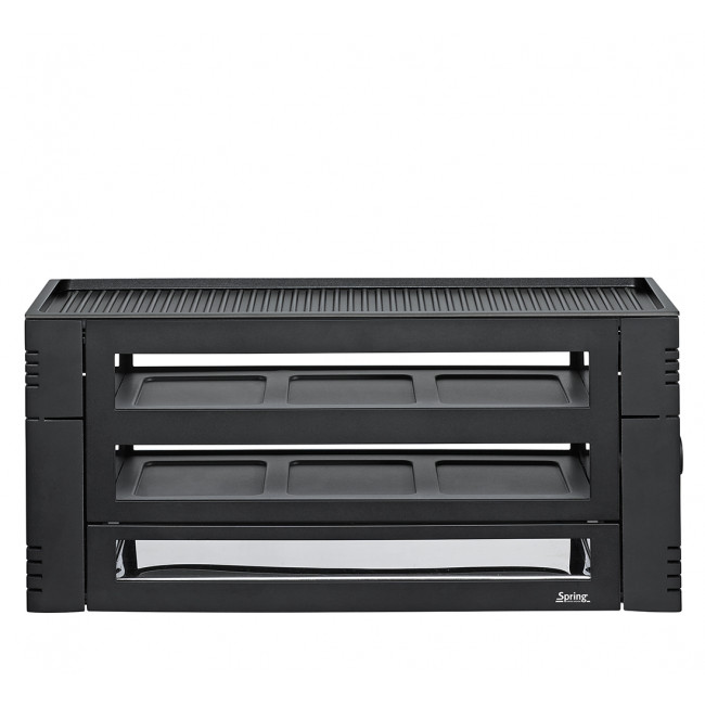 PizzaRaclette 6 schwarz Spring PizzaRaclette 6 schwarz Spring