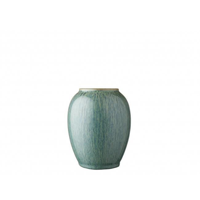 Steingut Vase Green 20 cm - Bitz
