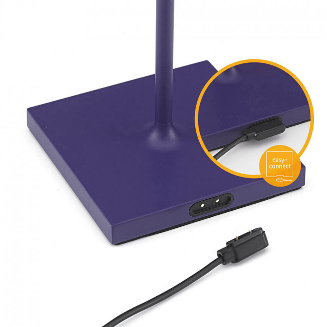 akkupflaume4 Akkuleuchte pflaumenblau