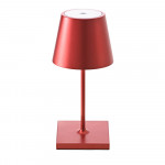 Akkuleuchte Kirschrot klein