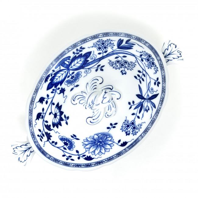 Blau Zwiebelmuster Terrine mit Deckel 3,5 Liter Hutschenreuter