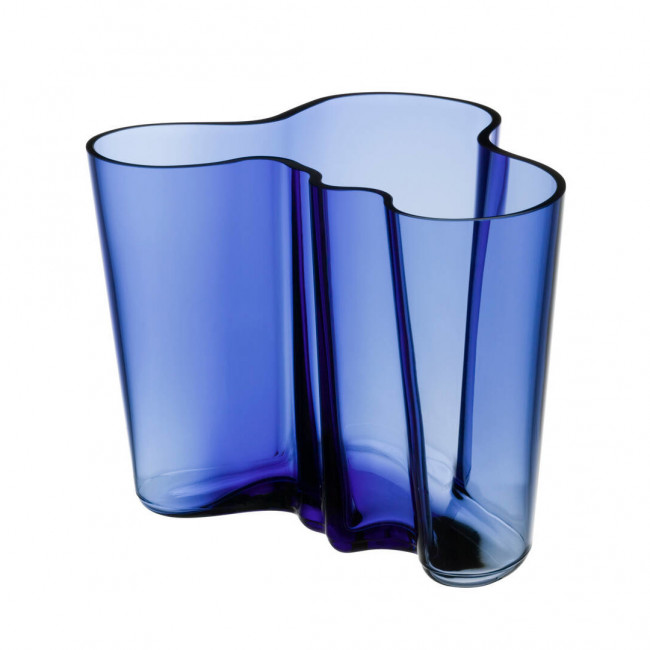 Alvar Aalto Vase 160mm ultramarine Iittala