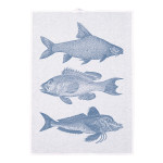 Geschirrtuch Fischtrio blau Frohstoff