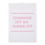 Geschirrtuch Mama neonpink Frohstoff