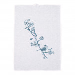 Geschirrtuch Frohstoff Spatz metallicblau