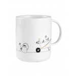 Geschenktasse Garten Räder