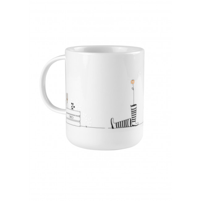 Geschenktasse Garten Räder