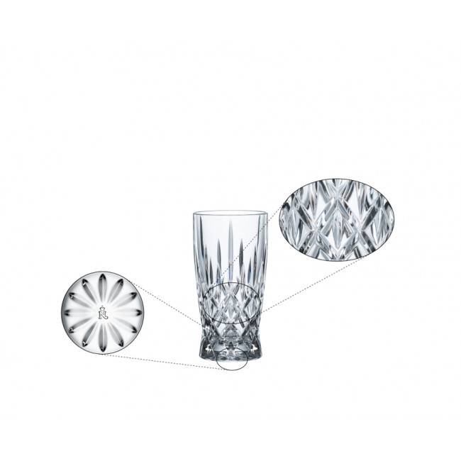 Noblesse Latte Macchiato 4er-Set mit Glashalmen - Nachtmann Noblesse Latte Macchiato 4er-Set mit Glashalmen - Nachtmann