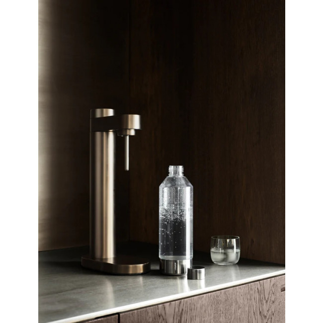 Wassersprudler Brus dark brown metallic stelton