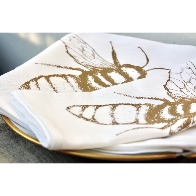 Stoffserviette Biene – Frohstoff