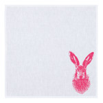 Stoffserviette Hase neonpink – Frohstoff
