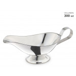 Klassische Sauciere 300 ml aus Edelstahl