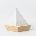 Teelichthalter Schiff Glück Ahoi Räder