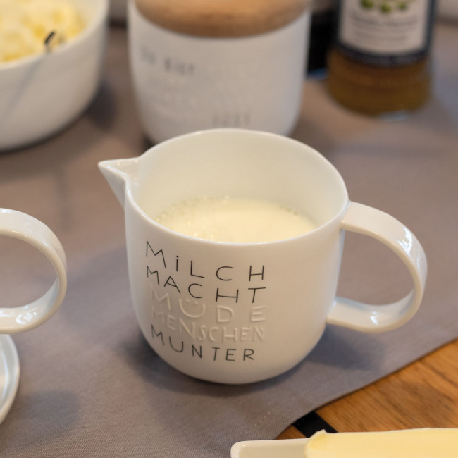 Milchkännchen Die Milch macht ... Räder