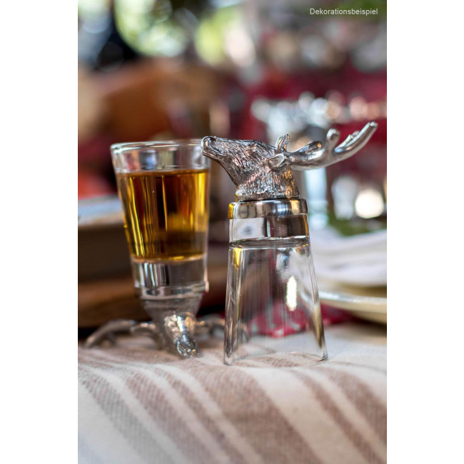 Schnapsglas Hirsch Jagd