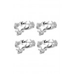 Serviettenring Hirschgeweih versilbert 4er-Set