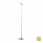 Schmaler höhenverstellbarer Deckenfluter Eloxal Messing