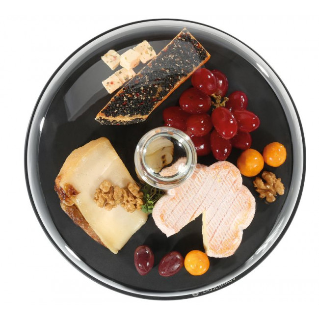 Käseglocke schwarz mit Glashaube Ø 28 cm Zassenhaus Käseglocke schwarz mit Glashaube Ø 28 cm Zassenhaus