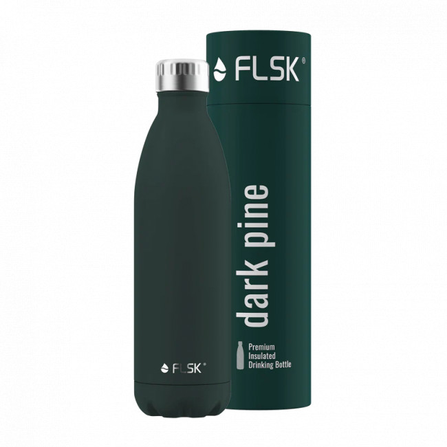 FLSK trinkflasche 750ml dark pine dunkelgrün