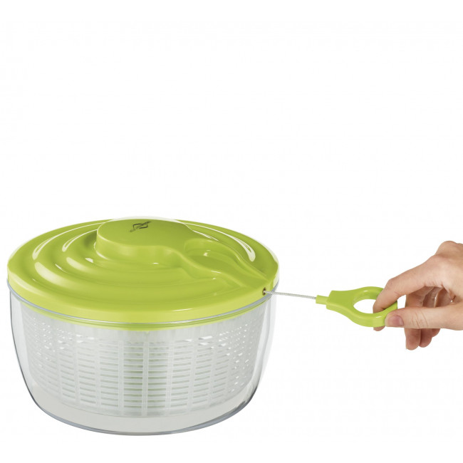 Salatschleuder grün mit Seilzug - Küchenprofi