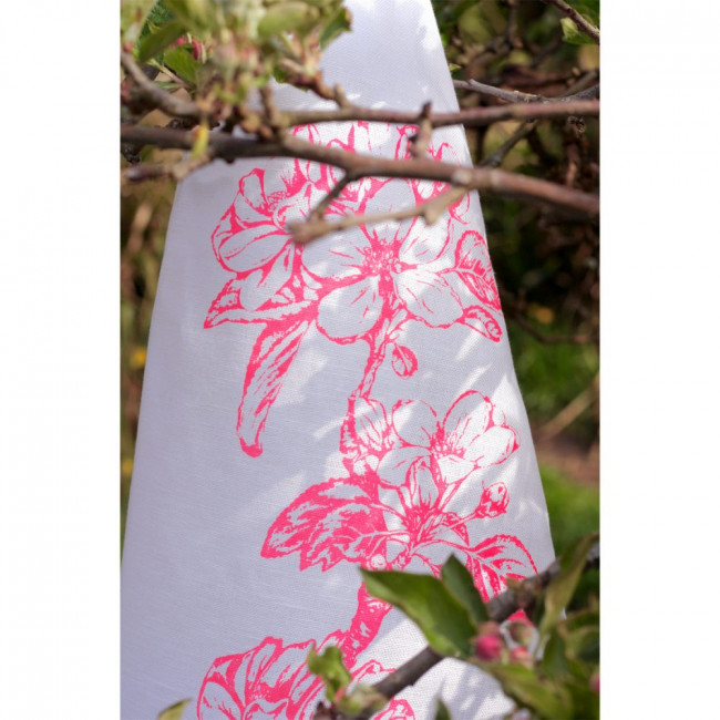 Frohstoff Apfelblüte neonpink Geschirrtuch