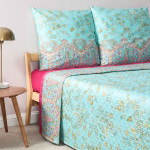 Bassetti gesteppte Tagesdecke Indian Roses T1