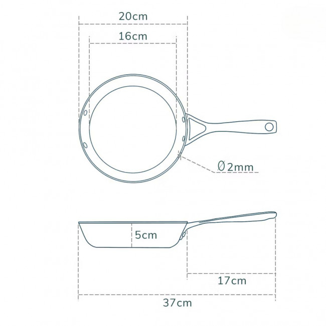 Olavson Kupferkernpfanne 20 cm Olavson Kupferkernpfanne 20 cm