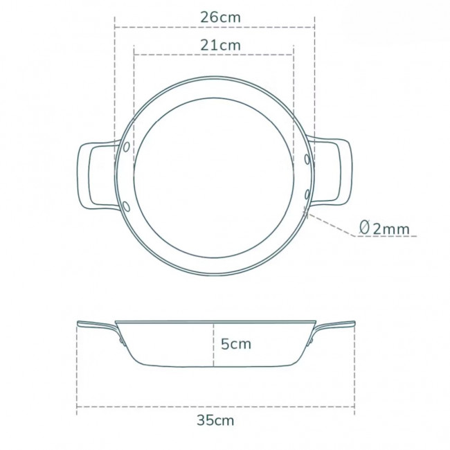 Olavson Kupferkern Servierpfanne Olavson Kupferkern Servierpfanne