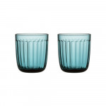 Raami Trinkglas Set Meeresblau