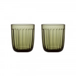 Raami Trinkglas Set Moosgrün