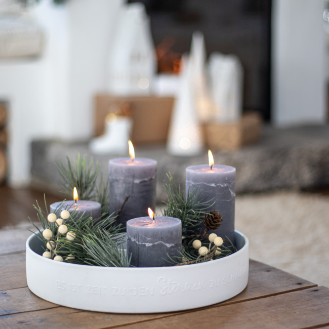 Adventskranz "Es ist Zeit zu den Sternen ..." - Räder
