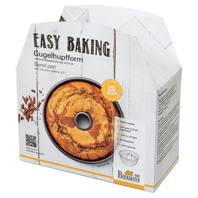 881099 Birkmann Gugelhupfform 22 cm Easy-Baking
