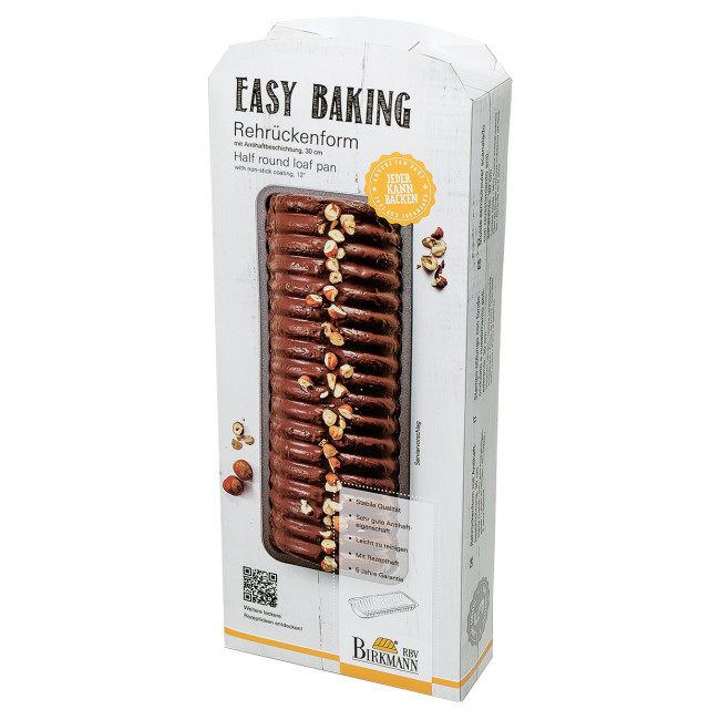 881129 Birkmann Rehrückenform 30 cm Easy-Baking 881129 Birkmann Rehrückenform 30 cm Easy-Baking