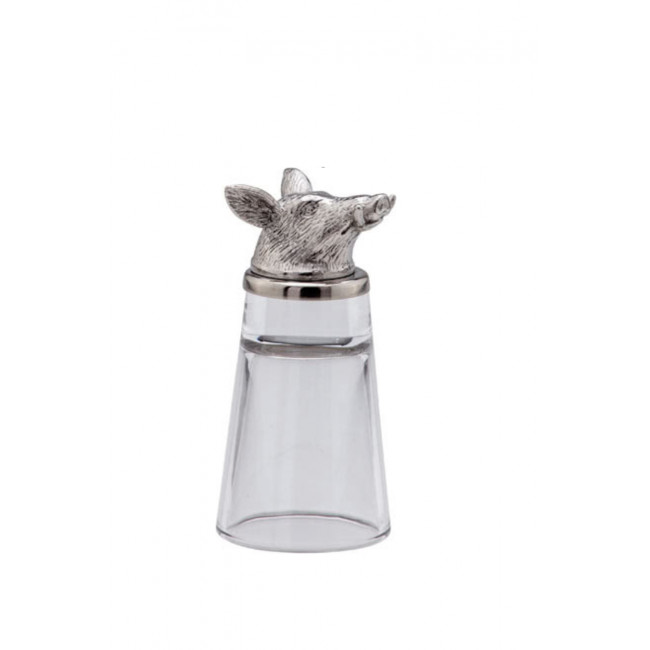 Schnapsglas mit Wildschwein