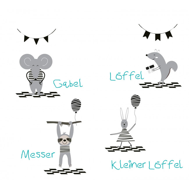 Kinderbesteck 4-tlg. Party Cilio