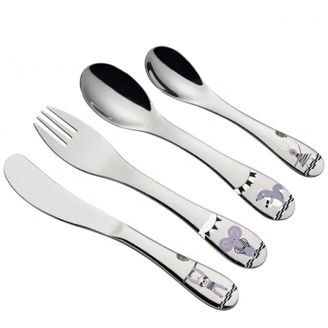 Cilio Kinderbesteck 4-tlg Party